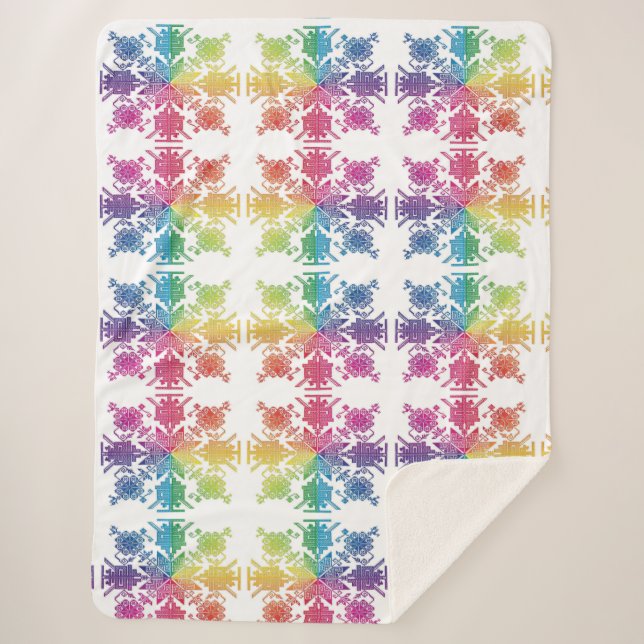 Aztec Sherpa Blanket (Front)