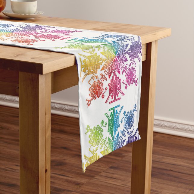 Aztec Short Table Runner (In Situ)