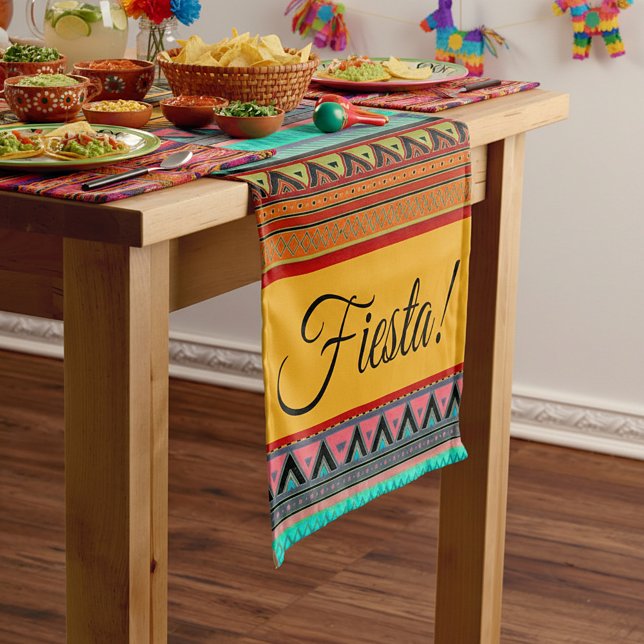 Aztec stripes "Fiesta"  Short Table Runner (Creator Uploaded)