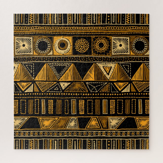 Aztec Style: Tribal Ethnic Seamless. Jigsaw Puzzle (Vertical)