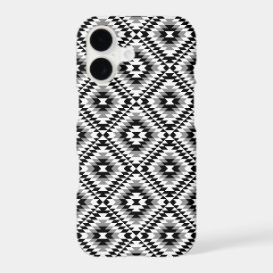 Aztec Stylised BW+Grey Symbol Pattern