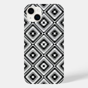 Aztec Stylised BW+Grey Symbol Pattern Case-Mate iPhone 14 Plus Case