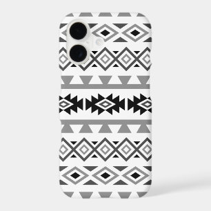 Aztec Stylised Lg Pattern II Monochrome