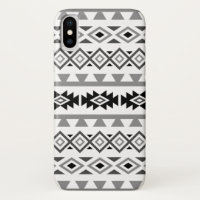 Aztec Stylised Lg Pattern II Monochrome
