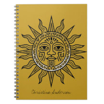 Aztec Sun Boho Journal/