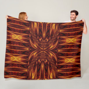 Aztec Sun Fire 14 Fleece Blanket