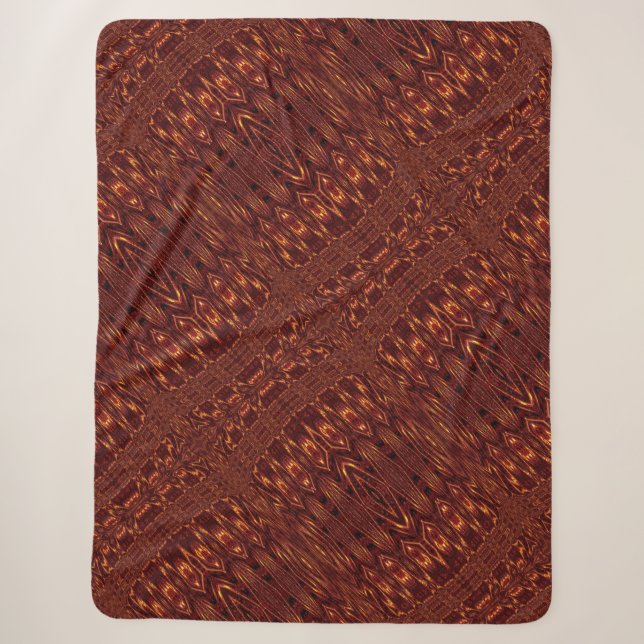 Aztec Sun Fire 30 Sherpa Blanket (Front)
