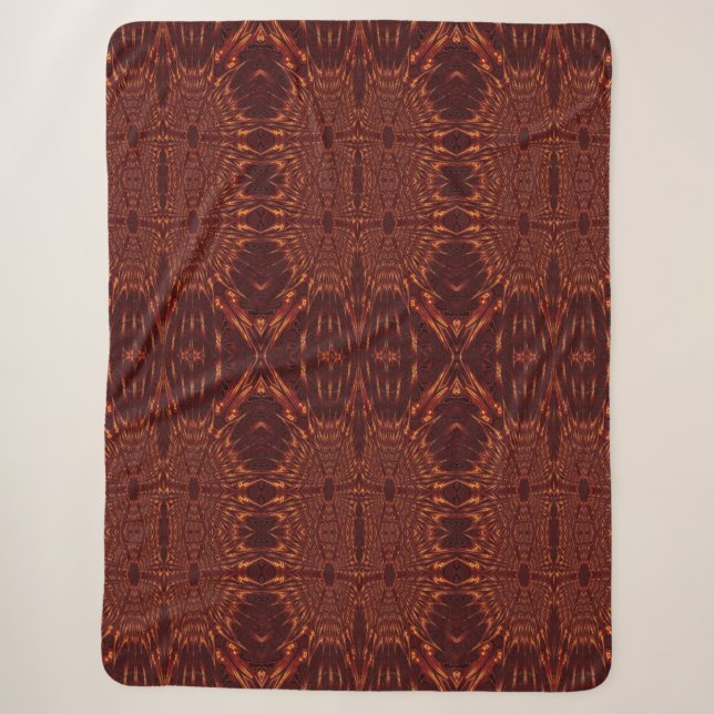Aztec Sun Fire 38 Sherpa Blanket (Front)