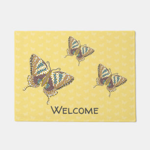 Aztec Swallowtail Doormat