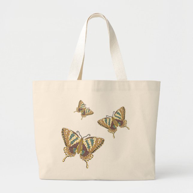 Aztec Swallowtail Tote Bag (Front)