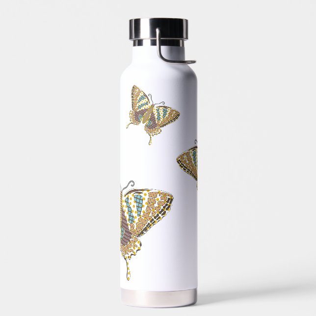 Aztec Swallowtail Water Bottle (Left)