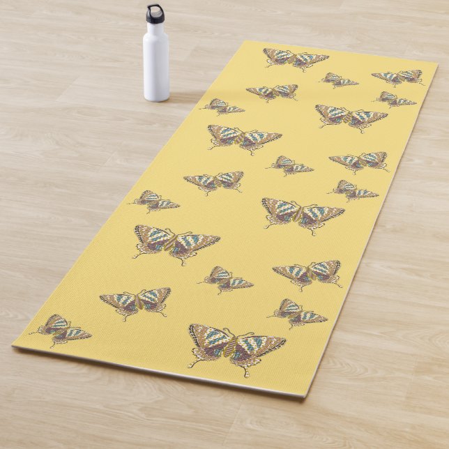 Aztec Swallowtail Yoga Mat (In Situ)