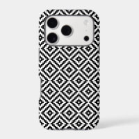Aztec Symbol Block Rpt Pattern BWI