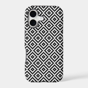 Aztec Symbol Block Rpt Pattern BWI Case-Mate iPhon