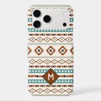 Aztec Teal Ter Blk Cr Mixed Pattern (Personalized)
