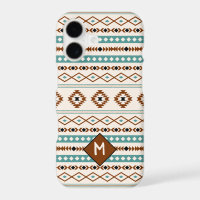 Aztec Teal Ter Blk Cr Mixed Pattern (Personalized)
