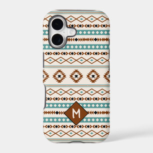 Aztec Teal Ter Blk Cr Mixed Pattern (Personalized)
