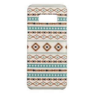 Aztec Teal Terracotta Black Cream Mixed Pattern Case-Mate Samsung Galaxy S8 Case
