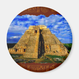 AZTEC TEMPLE MAGNETIC MAGIC Collection Magnet
