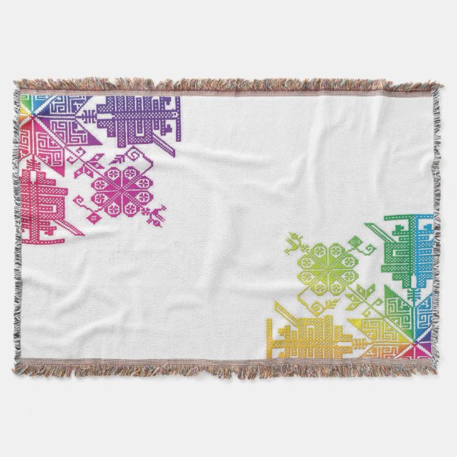 Aztec Throw Blanket (Front)