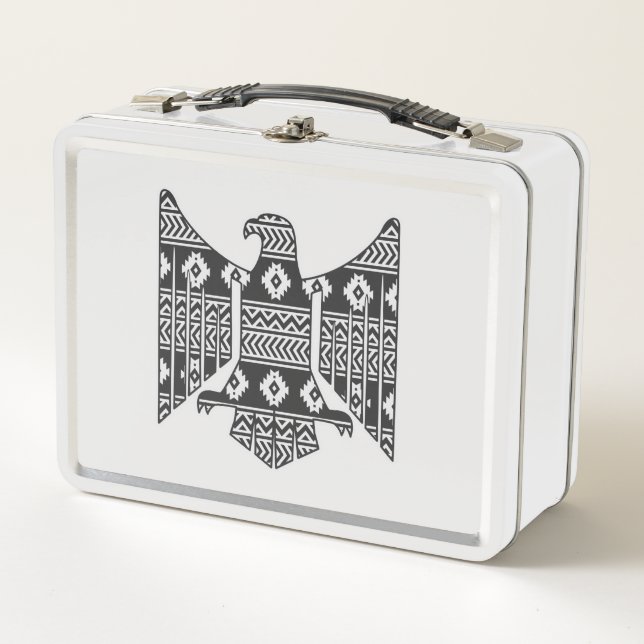 Aztec Thunderbird Metal Lunch Box (Front)