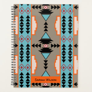 Aztec Tribal Geometric  Planner