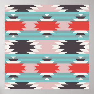 Aztec Tribal Pattern Native American Prints