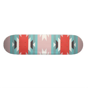 Aztec Tribal Pattern Native American Prints Skateboard
