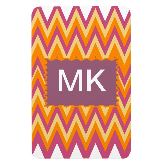 Aztec Tribal ZigZag Magnet (Vertical)