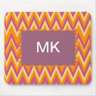 Aztec Tribal ZigZag Mouse Mat