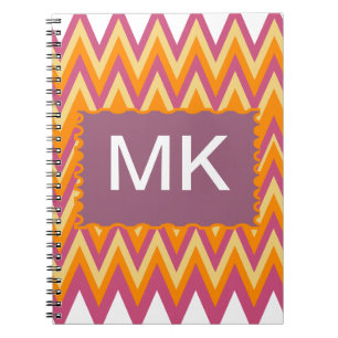 Aztec Tribal ZigZag Notebook