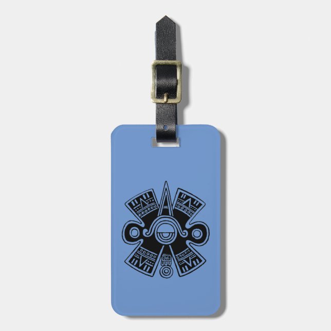 Aztec Universe Luggage Tag (Front Vertical)
