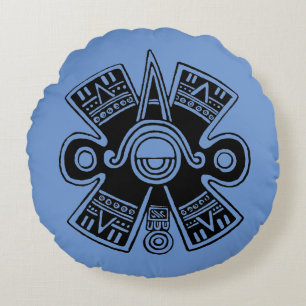 Aztec Universe Round Cushion