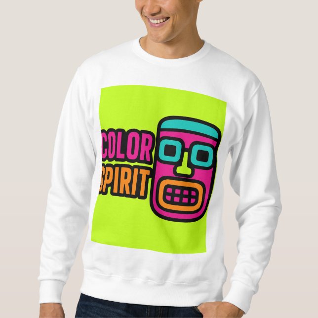 Aztec Vibes – Bold Neon Graphic Tee (Front)