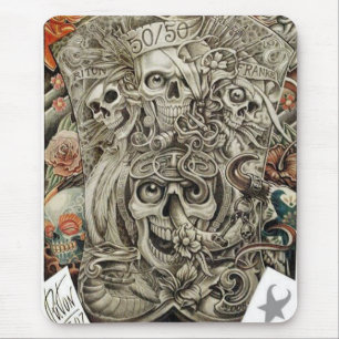 aztec war mouse mat