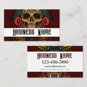 Aztec Warrior Business Card