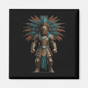 Aztec Warrior Mexican Boxing Pride  Magnet