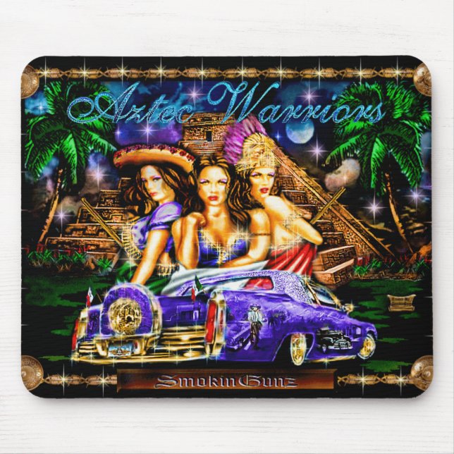AZTEC WARRIOR MOUSE MAT (Front)