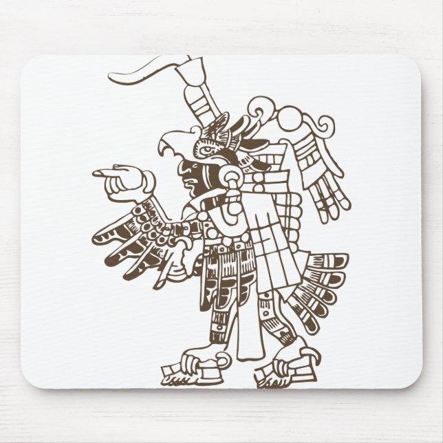 Aztec Warrior Mouse Mat (Front)