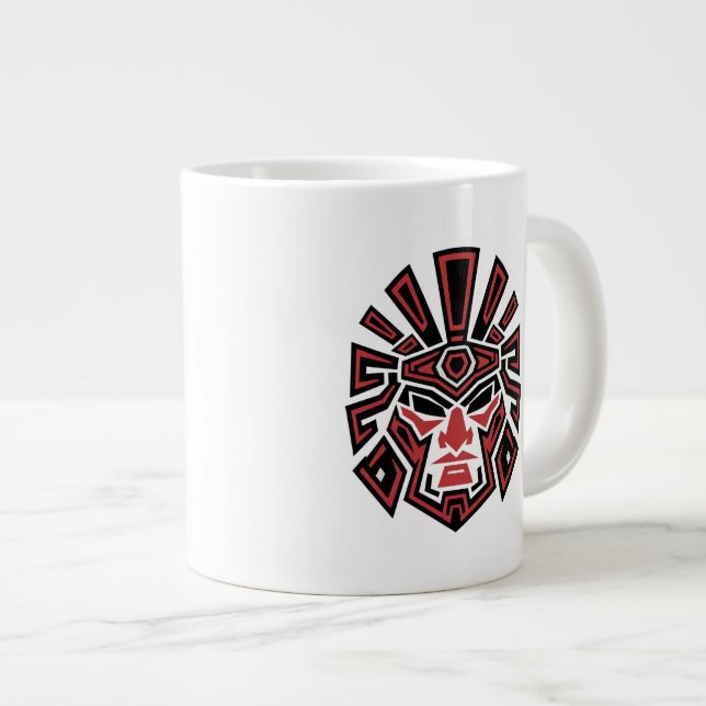 Aztec Warrior Pride 02 Large Coffee Mug (Front Right)
