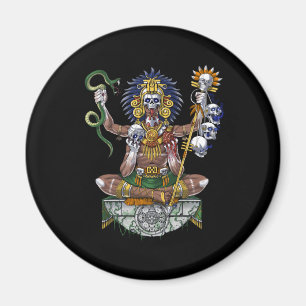 Aztec Warrior Shaman Magnet