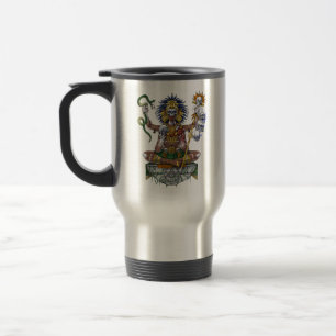 Aztec Warrior Shaman Travel Mug