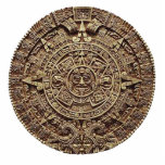 Azteca Standing Photo Sculpture<br><div class="desc">azteca</div>