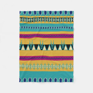 Aztech Tribal Fleece Blanket