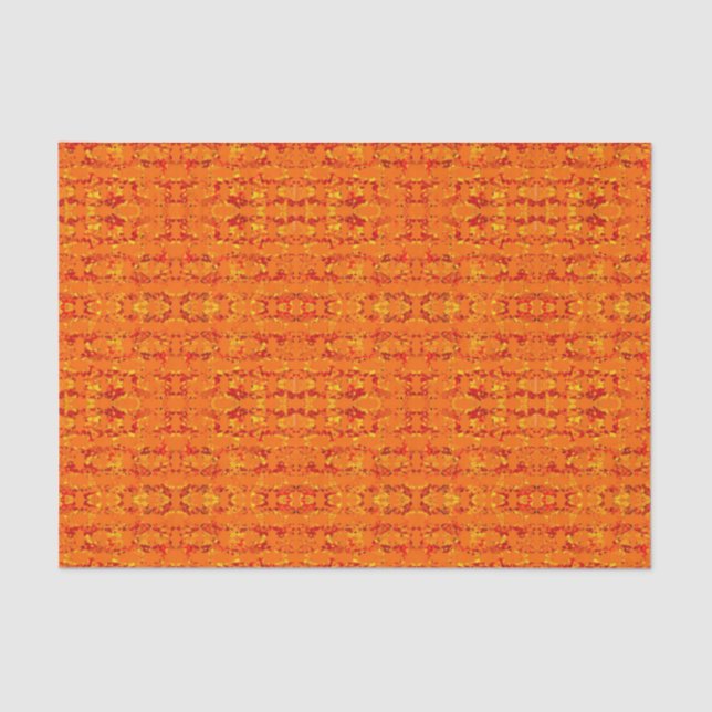 Aztek Orange tissue paper (Front)