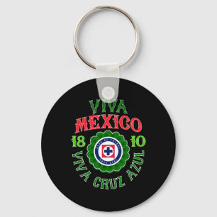 Azul - Mexico's Independence Day  Key Ring