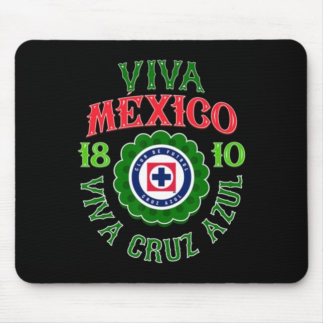 Azul - Mexico's Independence Day  Mouse Mat (Front)