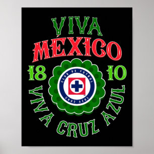 Azul - Mexico's Independence Day Poster