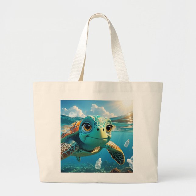 Azul the Turtle’s Eco Call – Tote with a Mission (Front)