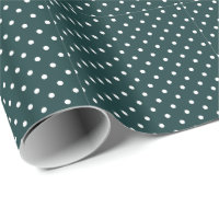 Azul Verde Polka Dots
